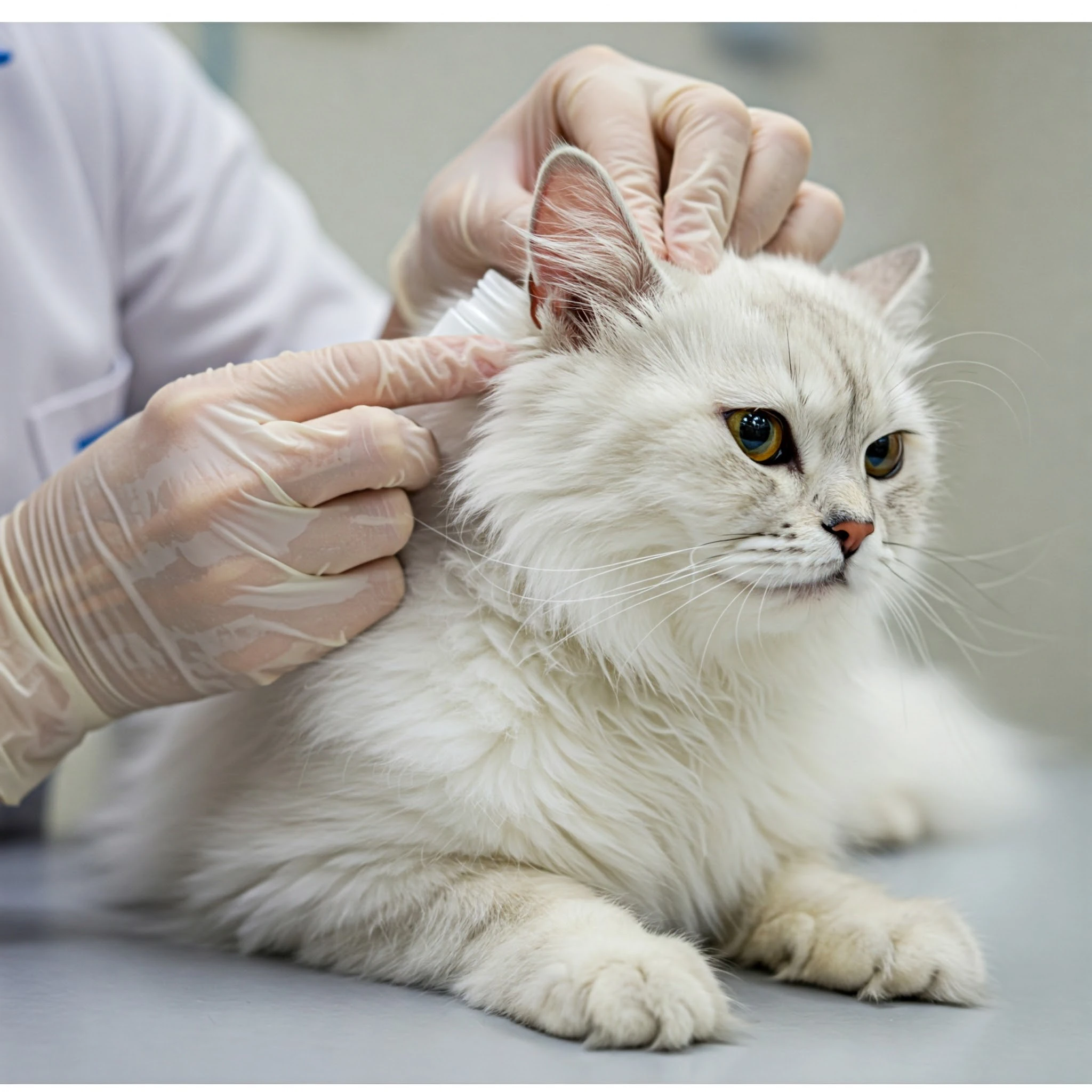 Hauskatze Behandlung Ohrenmilben