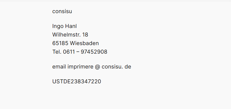 Impressum 1 image
