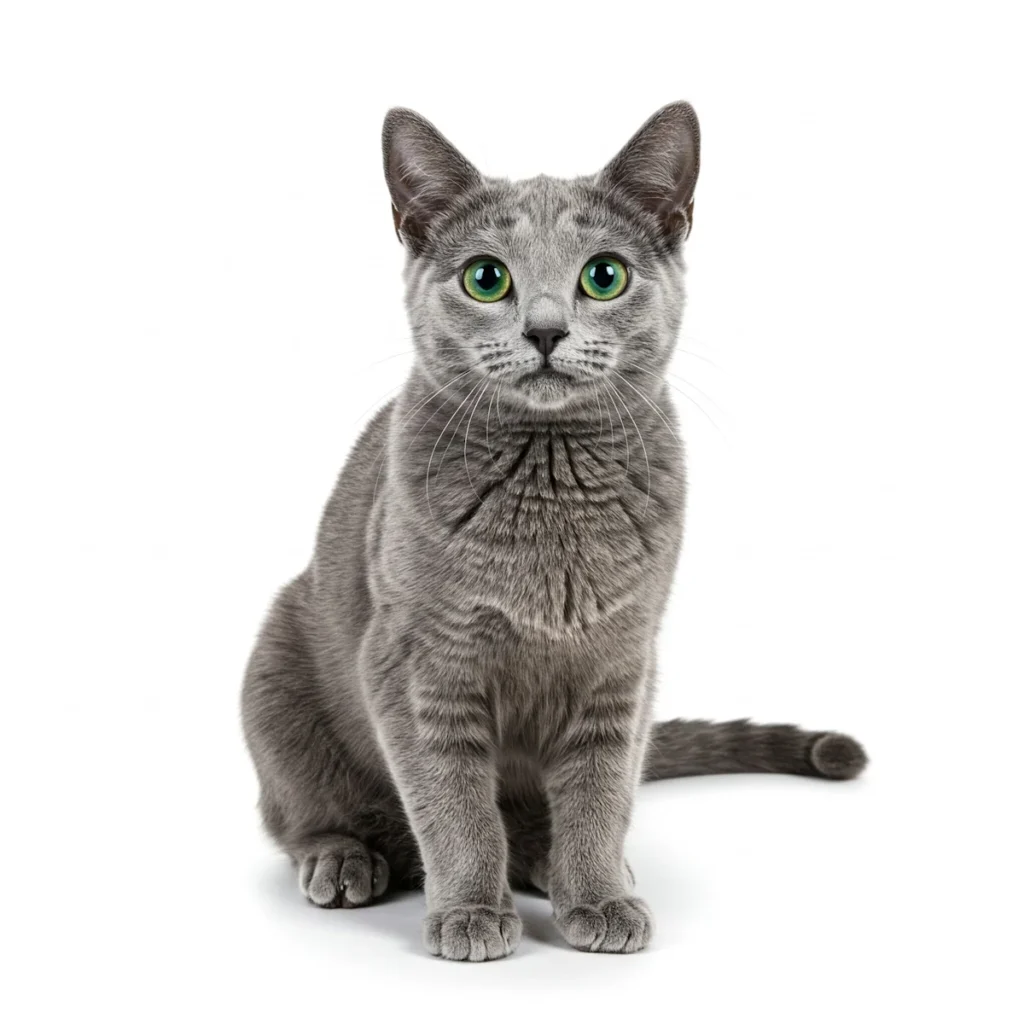 Katzen, geliebt und beliebt 5 Russisch Blau Katze