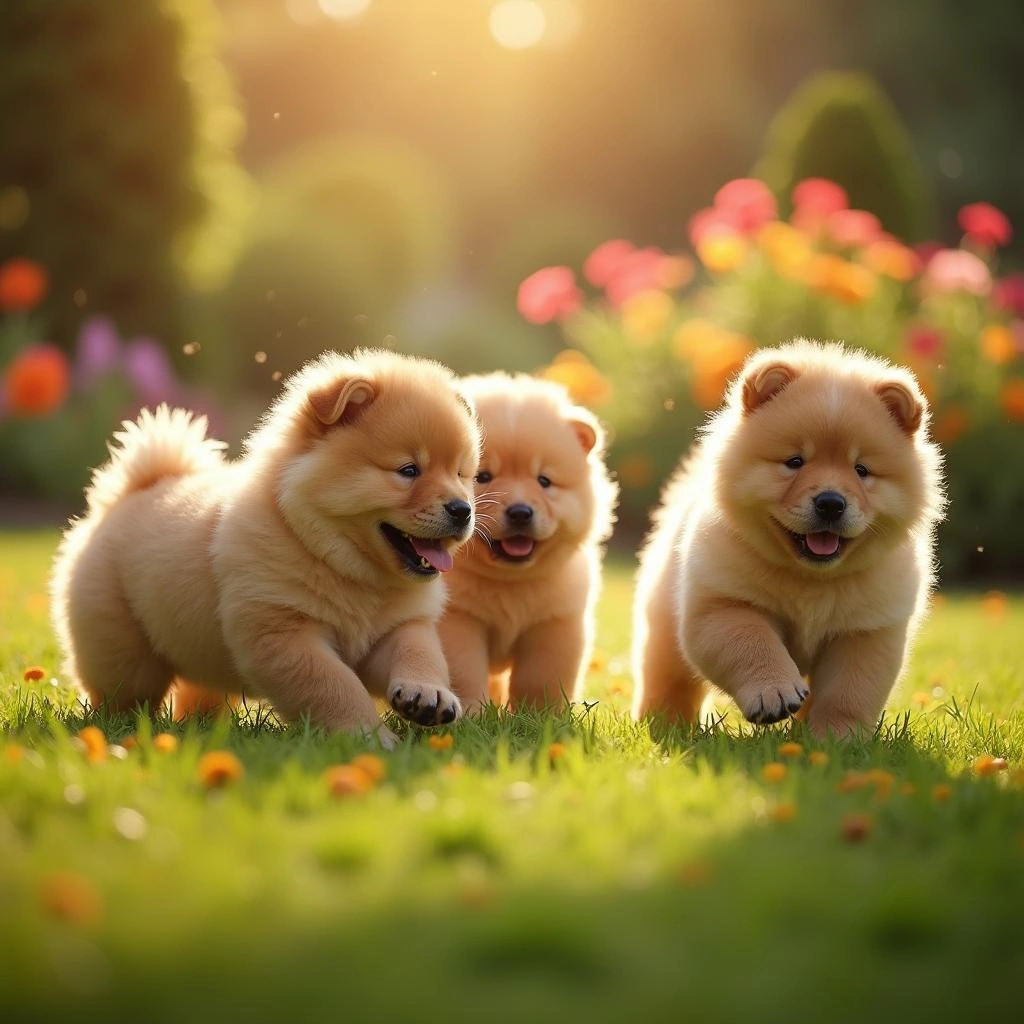 Chow-Chow 2 chow chow hunde welpen