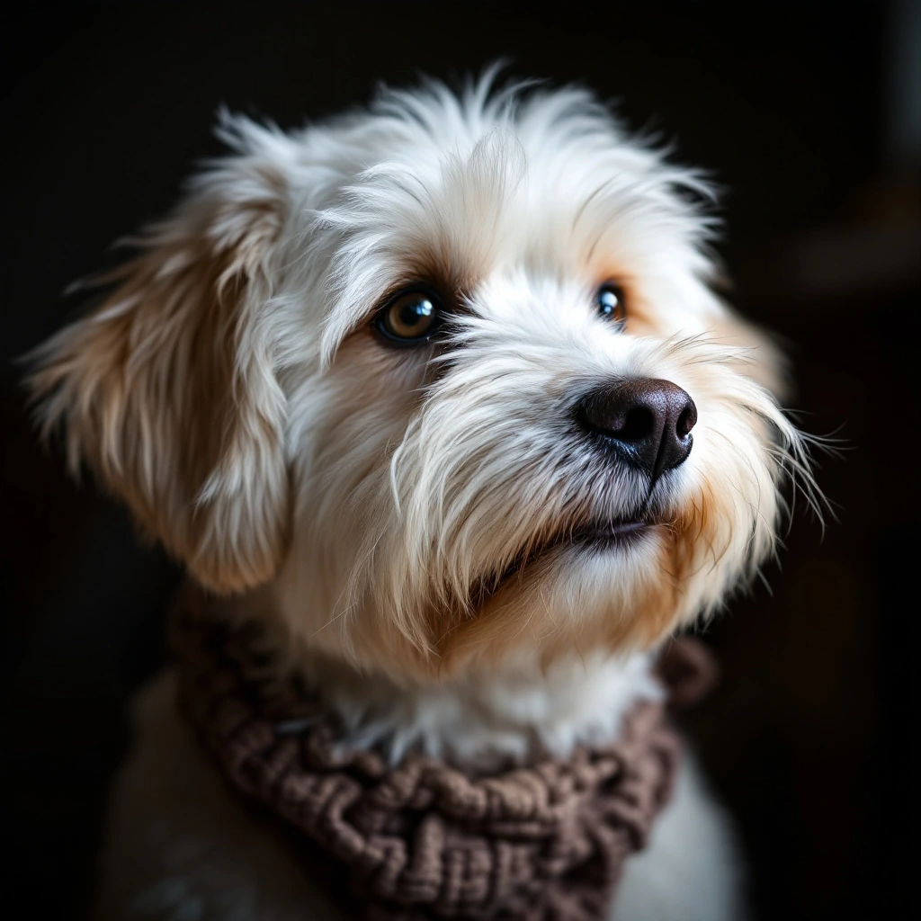 Malteser 2 Malteser Hund-Fell weiß