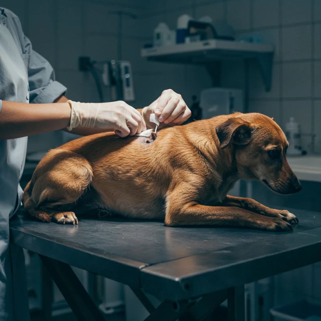 Demodikose Tierarzt Behandlung