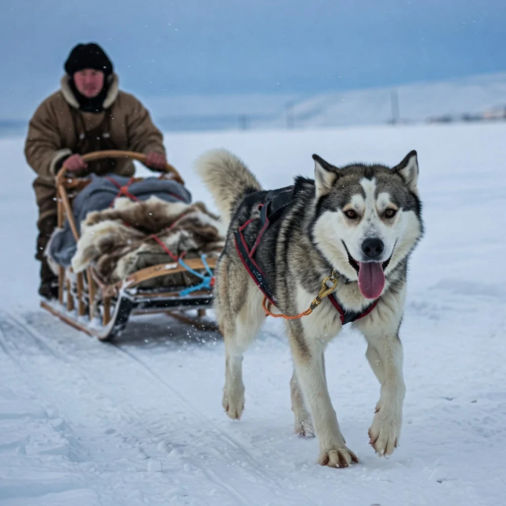 Tschukotka Esdowaja 2 Чукотская Ездовая Schlittenhund