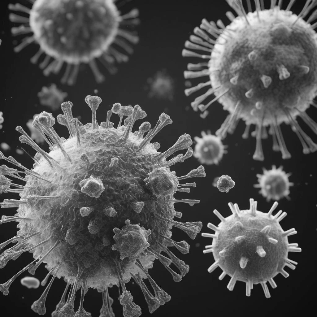 Feline Coronavirus (FCoV) schematische Darstellung - Auslöser für FIP Feline infektiöse Peritonitis