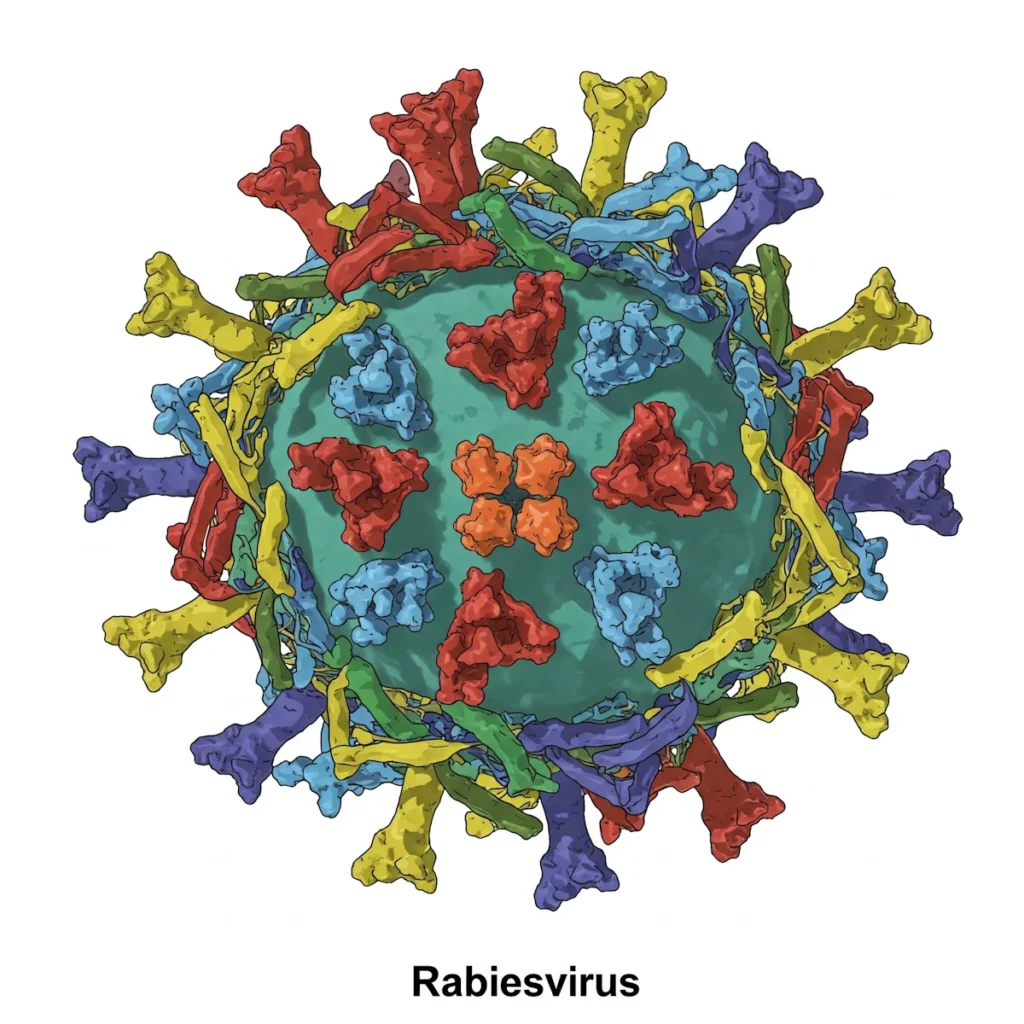Tollwut Hunde Krankheit 1 Tollwut Hunde Krankheit - Rabiesvirus / Tollwutvirus